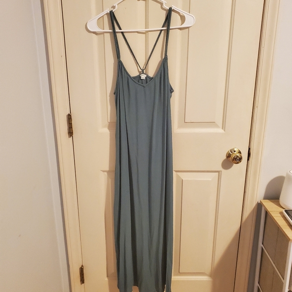 Aerie seafoam blue green slip dress - Picture 3 of 8